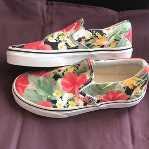 Vans Authentic Hawaiian Floral slip on